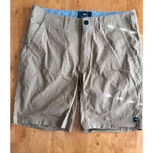 SITKA Tarmac Shorts Mens 34 Brown 8" Inseam Stretch Inseam Pockets